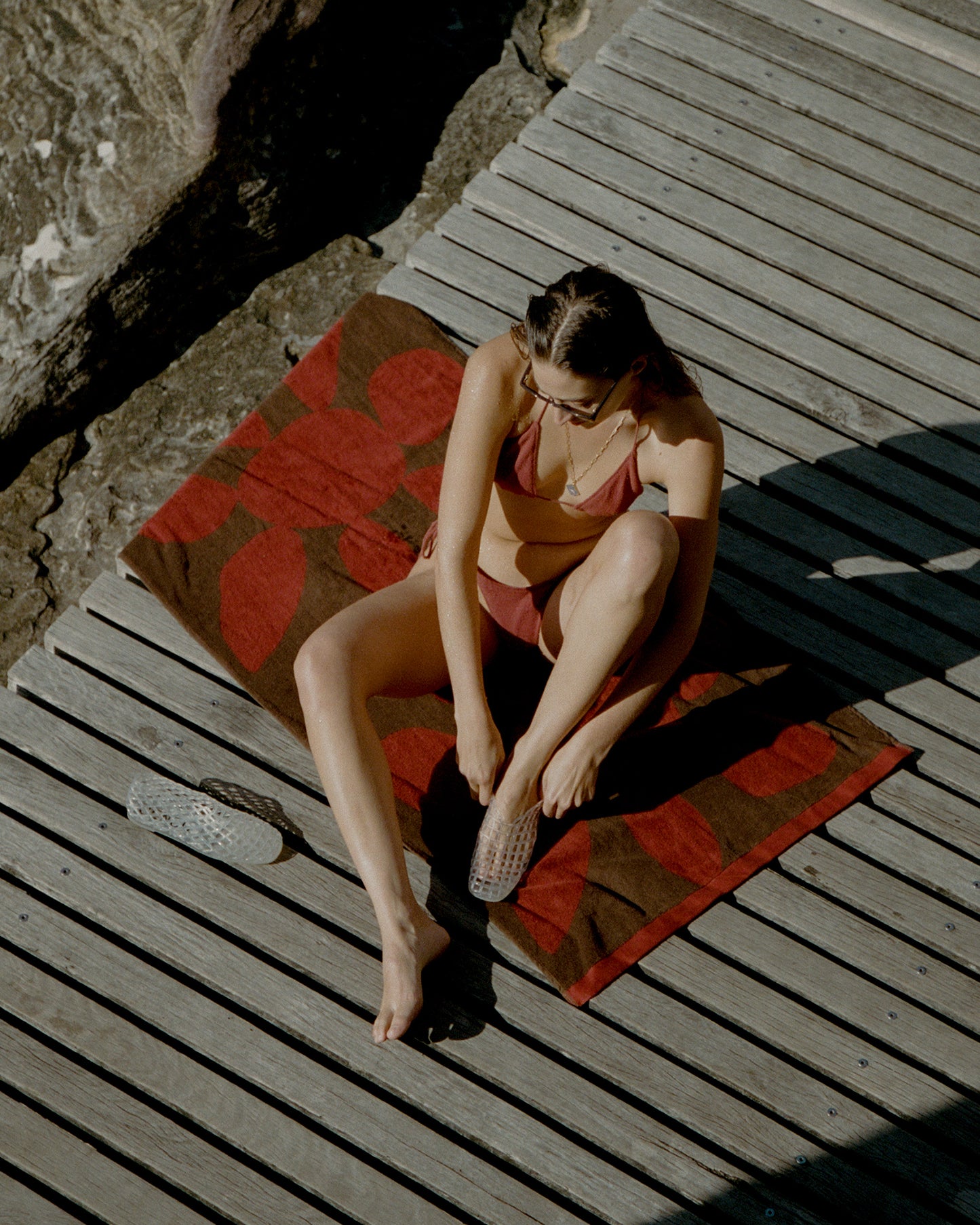 Calvi Towel - Red Ochre