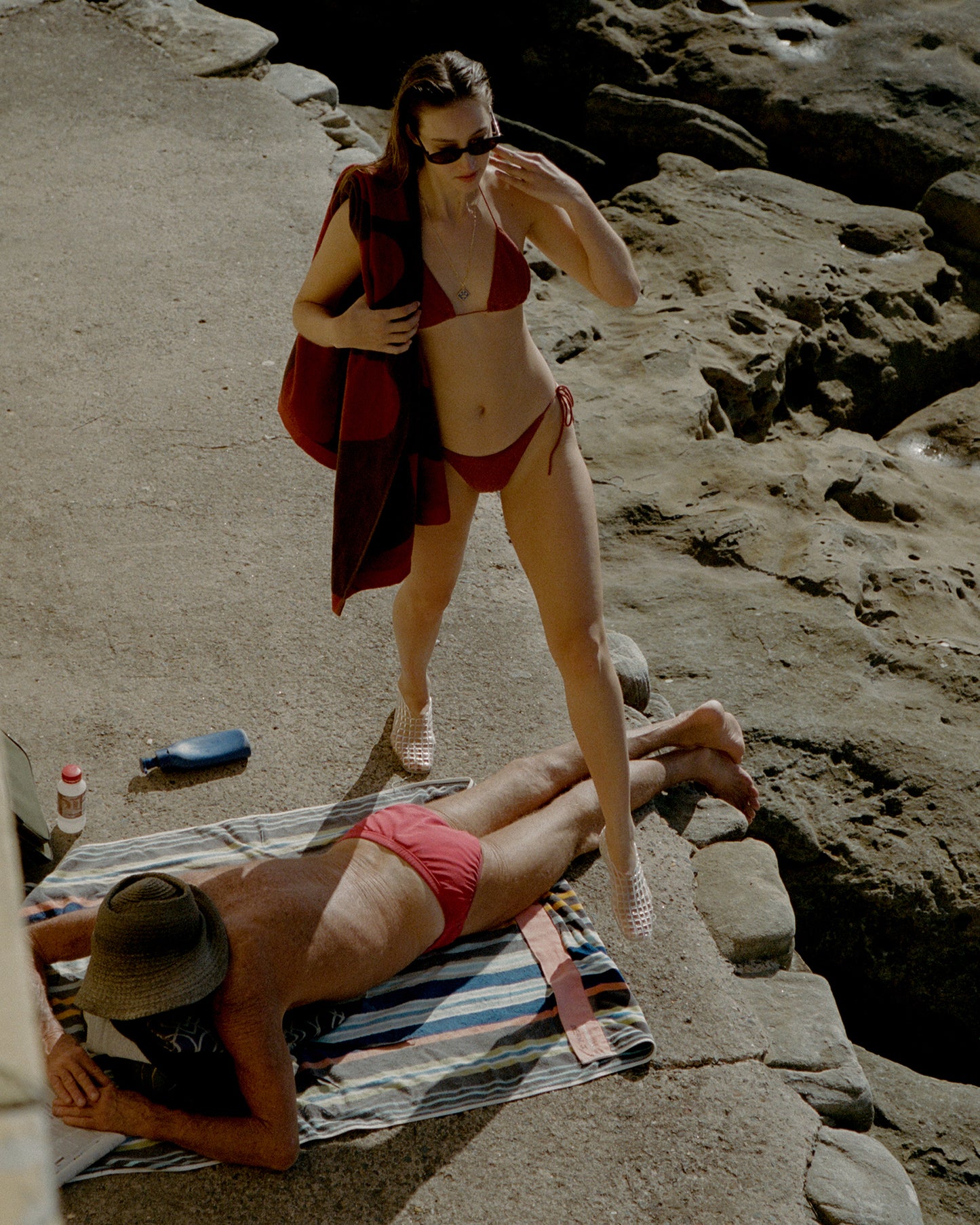Calvi Towel - Red Ochre