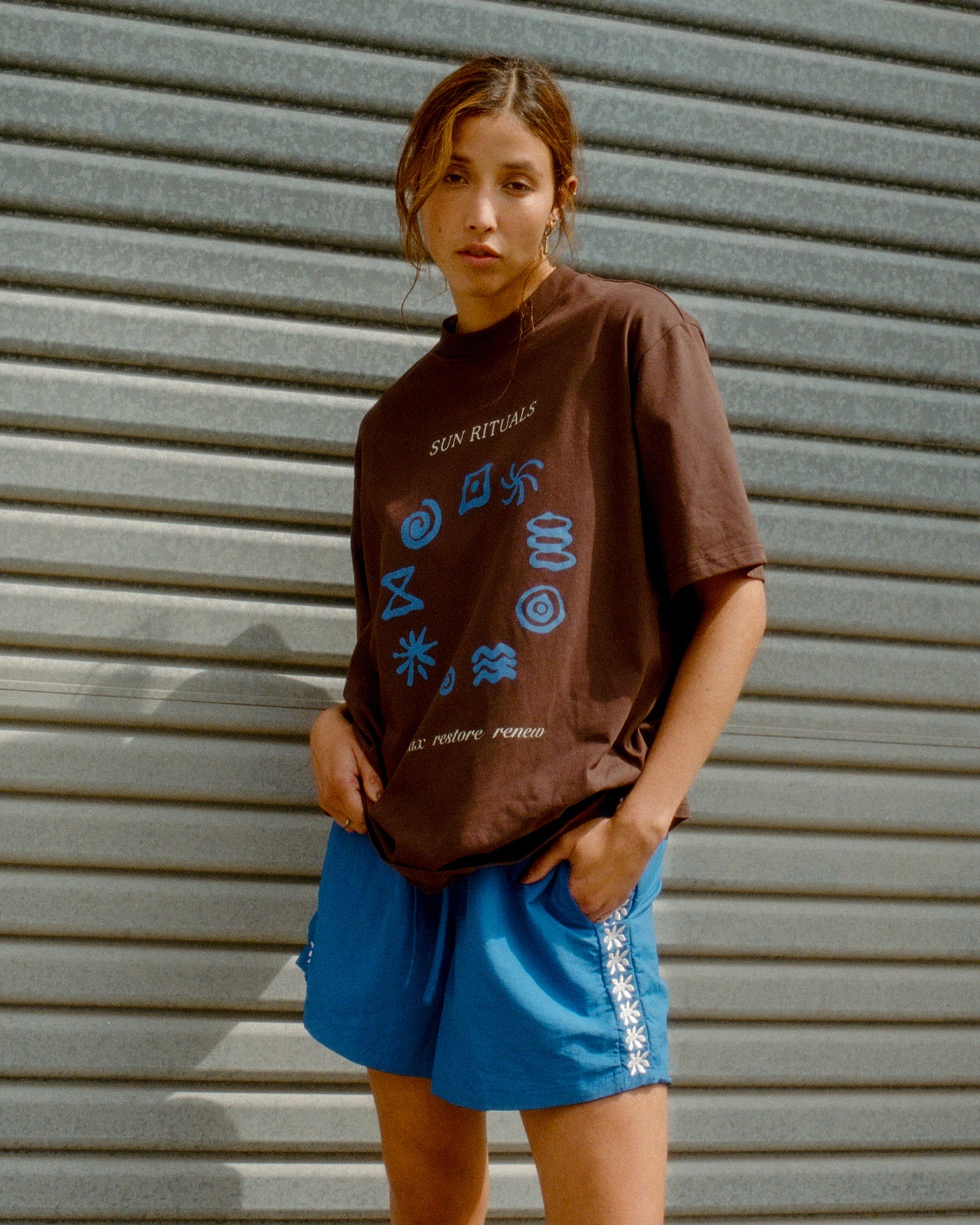 Selina Shorts - Sea Blue