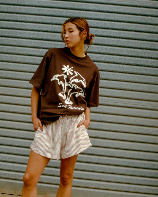 Dolphin Dream Tee - Carafe