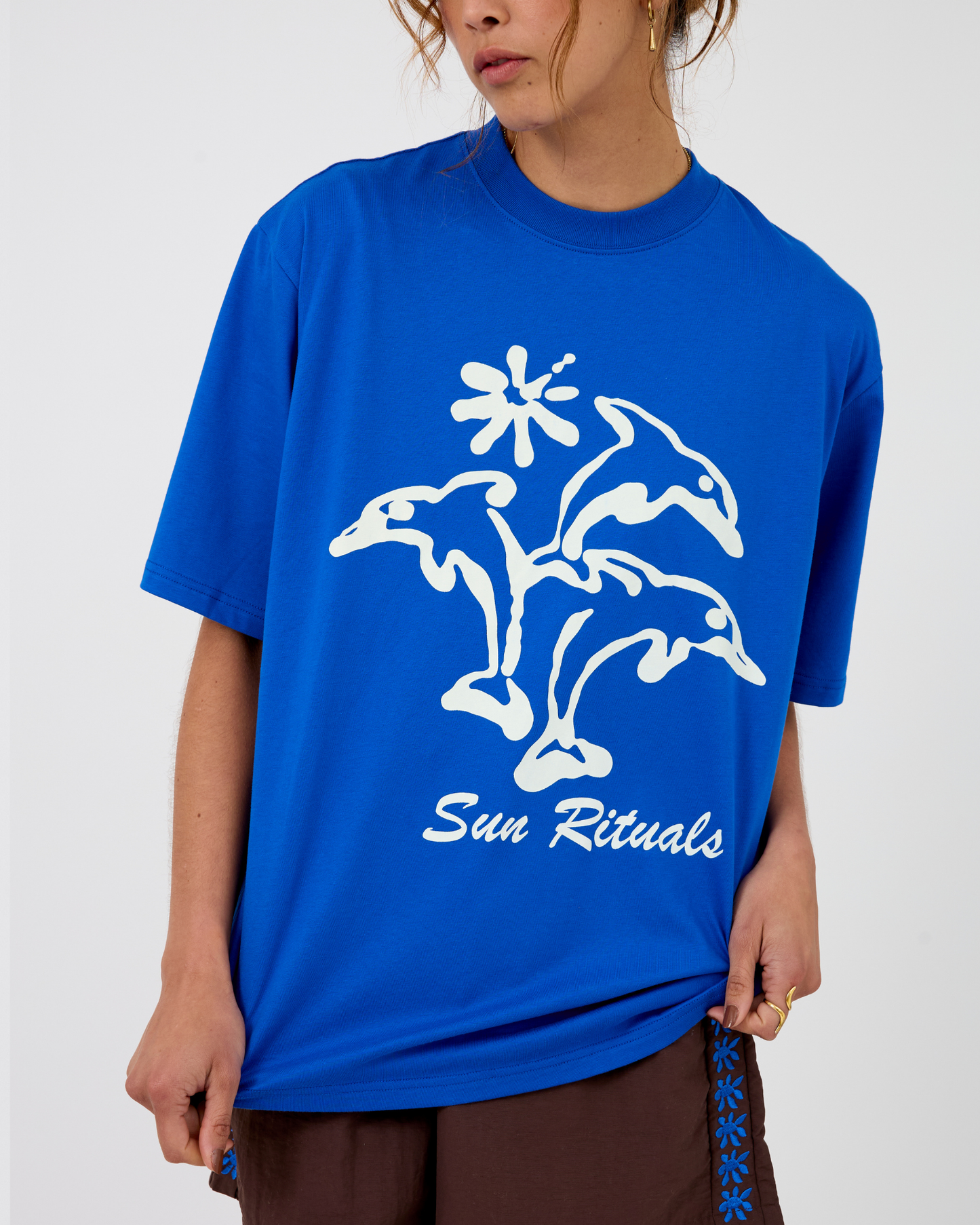 Dolphin Dream Tee - Sea Blue