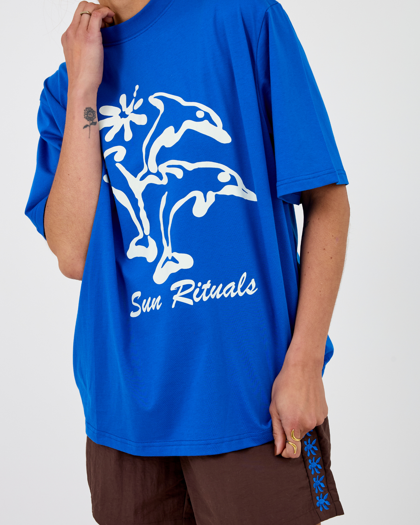 Dolphin Dream Tee - Sea Blue