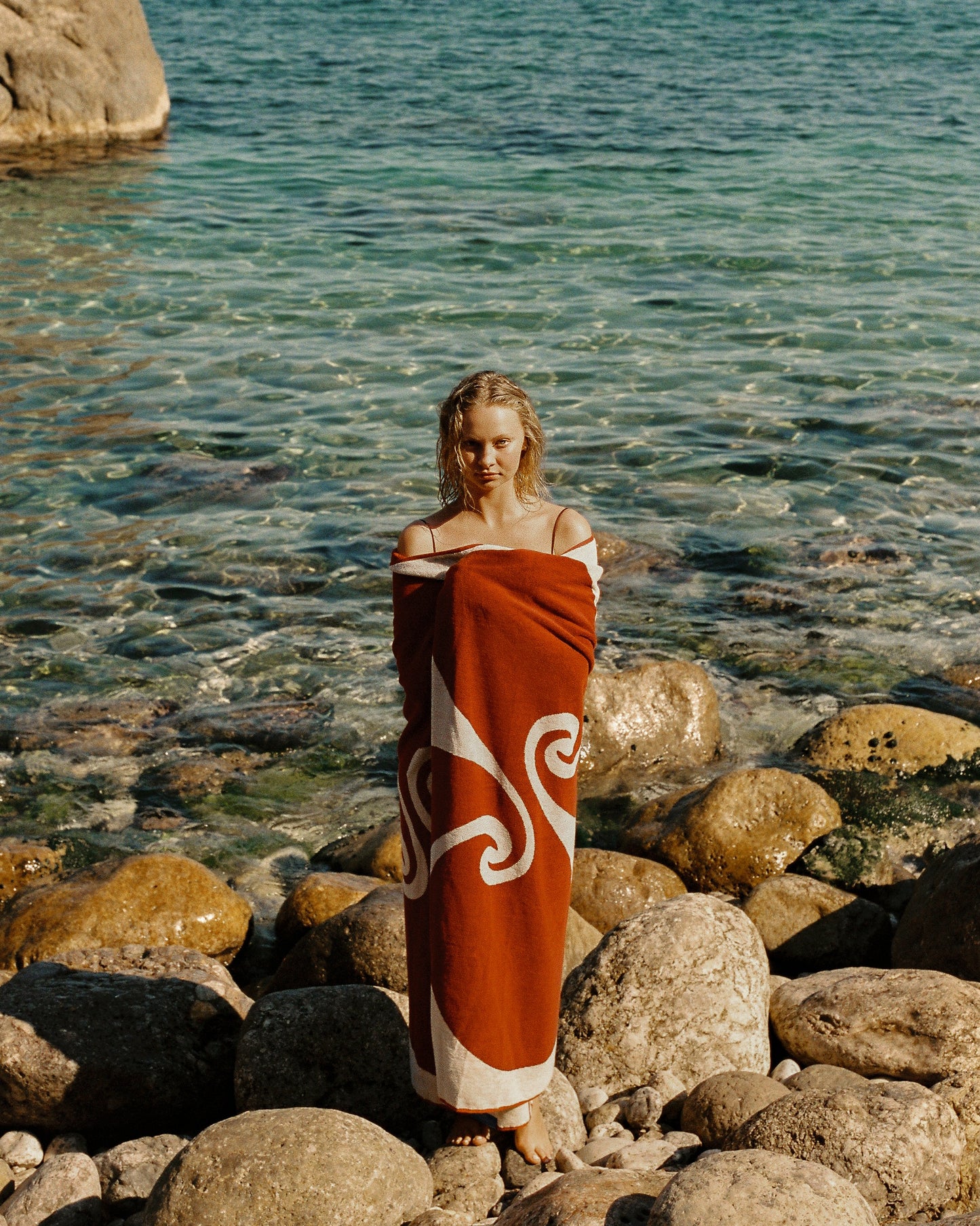 Florence Towel - Red Ochre