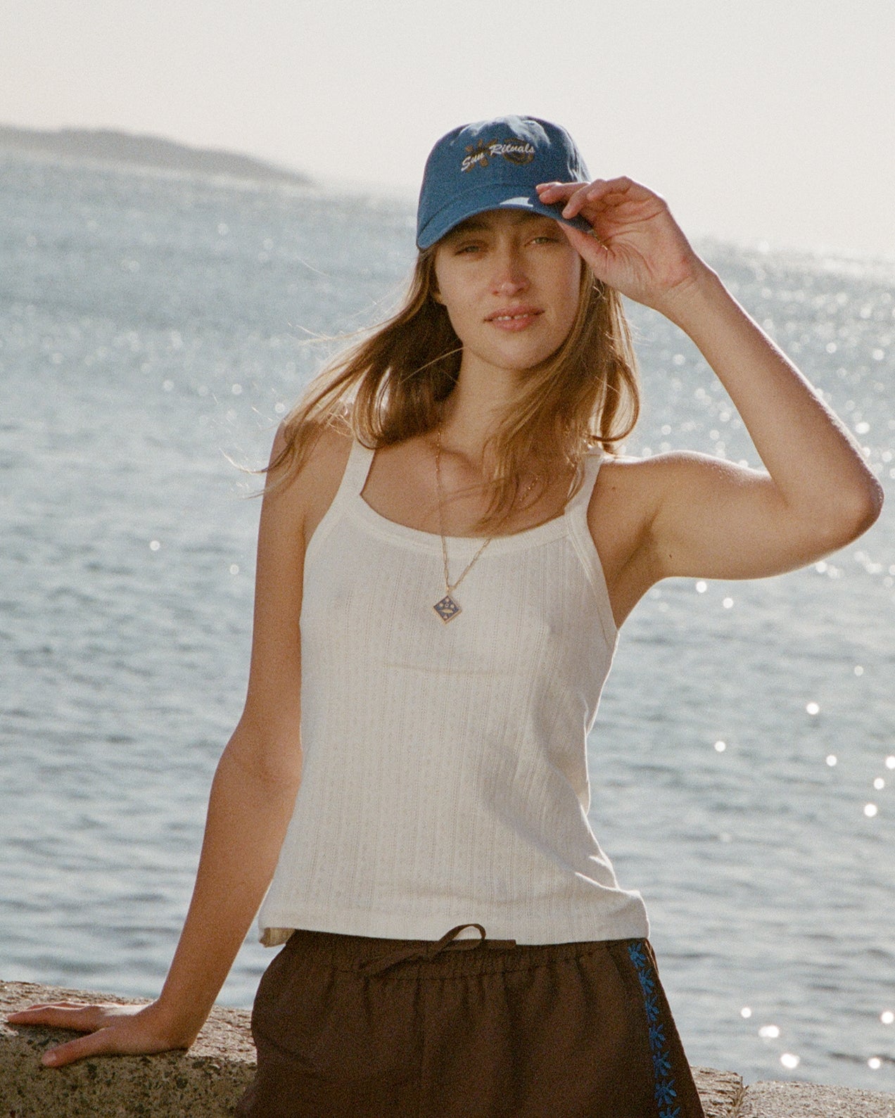 Selina Cap - Sea Blue