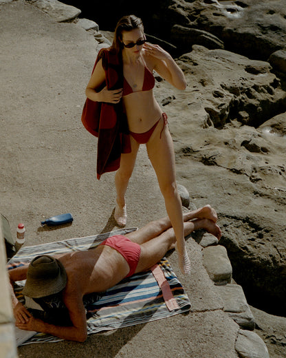 Calvi Towel - Red Ochre
