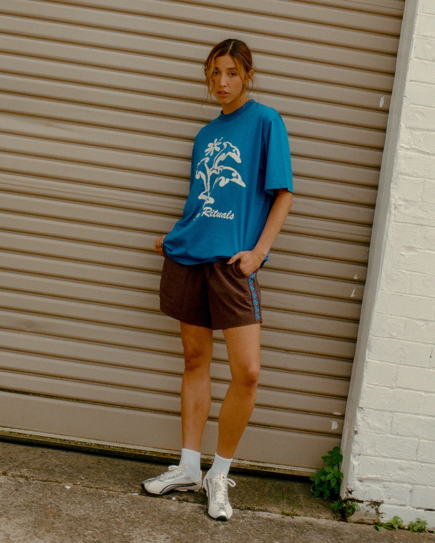 Dolphin Dream Tee - Sea Blue