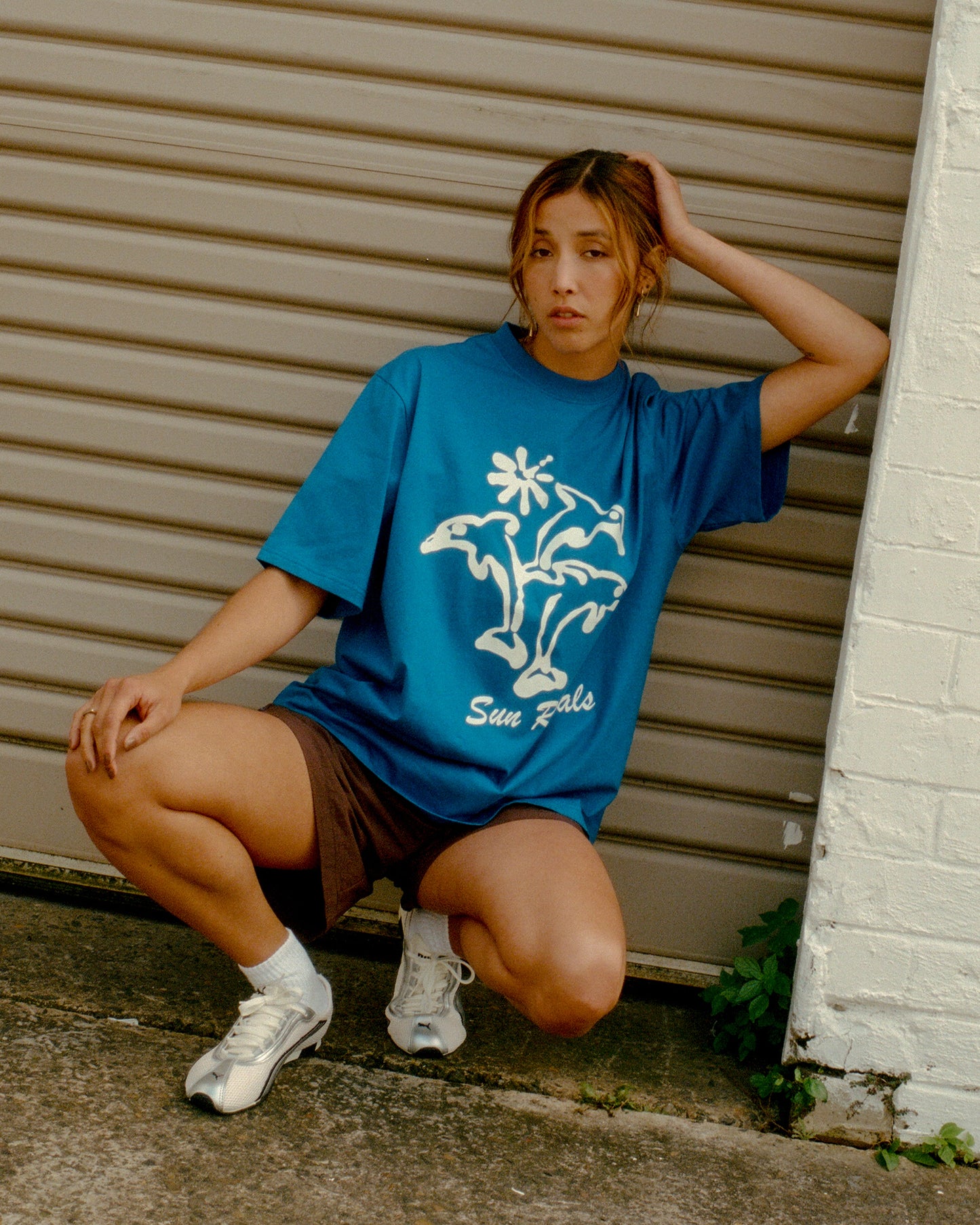 Dolphin Dream Tee - Sea Blue