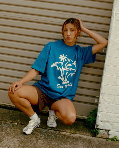 Dolphin Dream Tee - Sea Blue