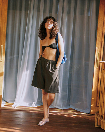 Pomalo Longline Shorts - Choc