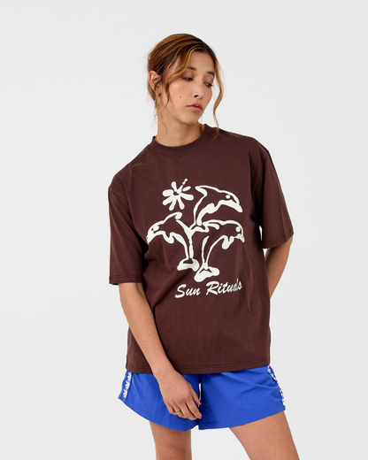 Dolphin Dream Tee - Carafe