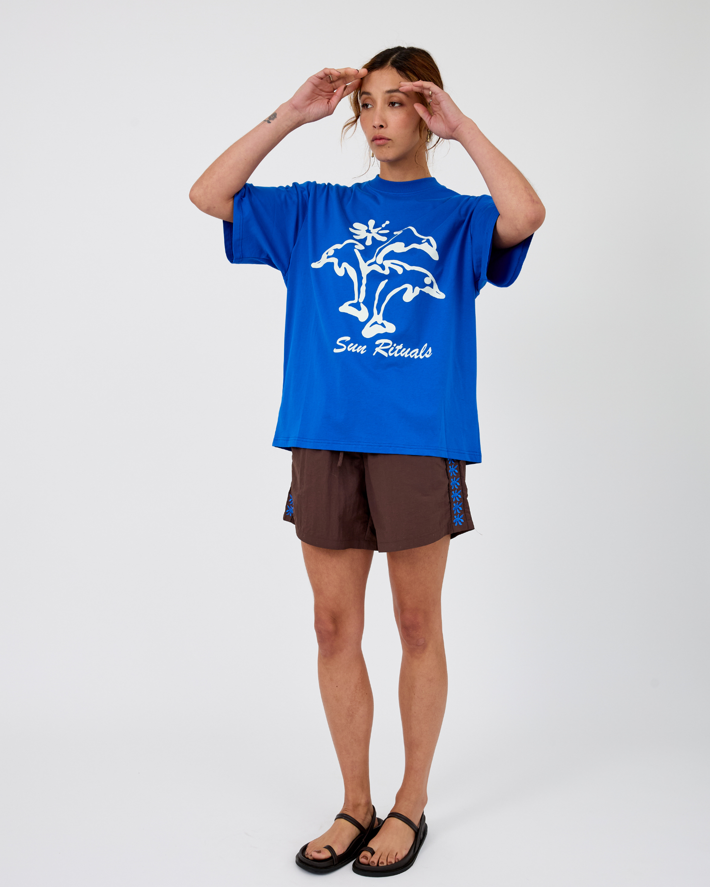 Dolphin Dream Tee - Sea Blue