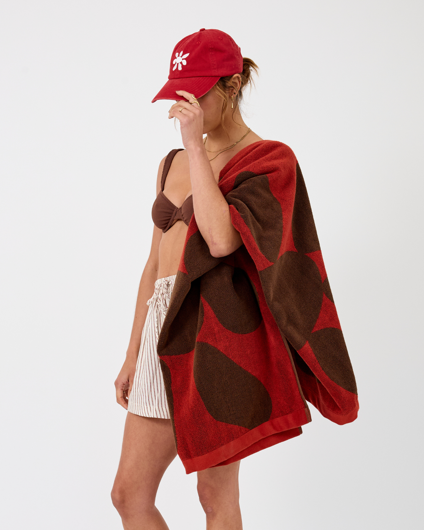 Calvi Towel - Red Ochre