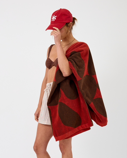 Calvi Towel - Red Ochre