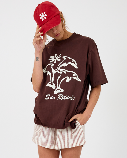 Dolphin Dream Tee - Carafe