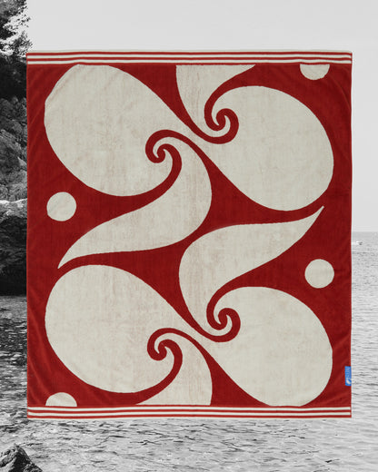 Florence Towel - Red Ochre
