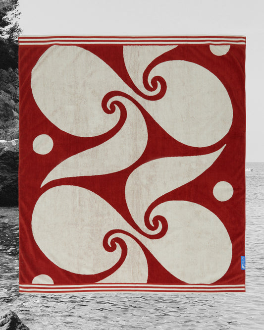 Florence Towel - Red Ochre
