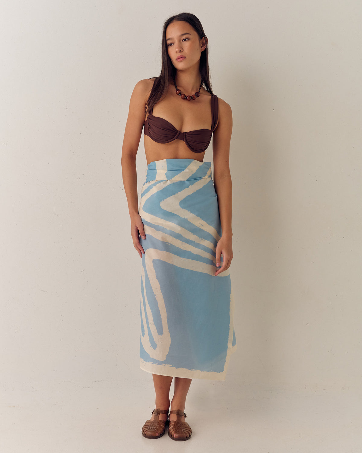 Adriatic Sarong - Dusty Blue
