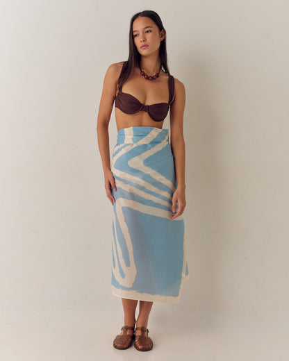 Adriatic Sarong - Dusty Blue